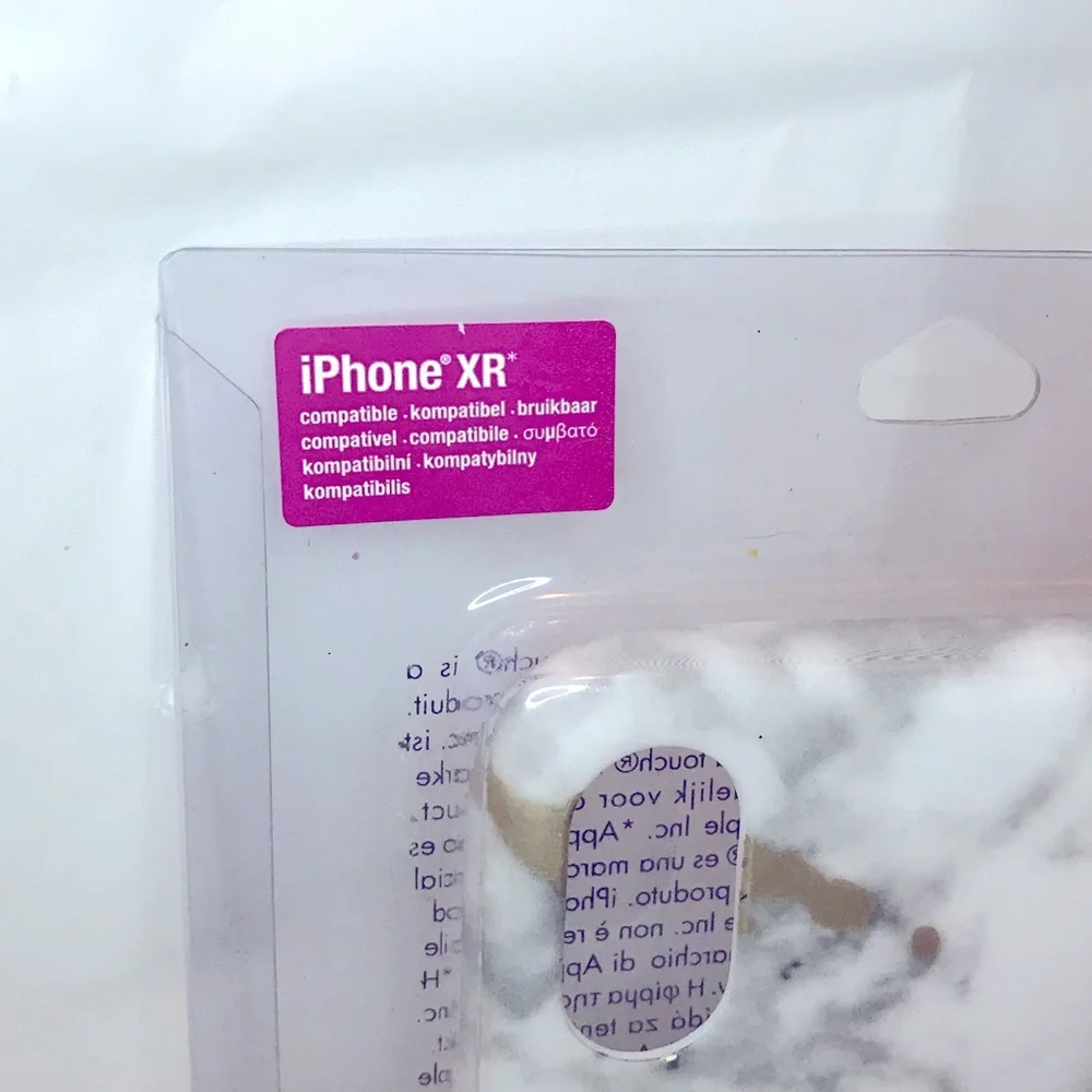 🔥 SALE Apple iPhone XR Phone Case | White Gold Marble